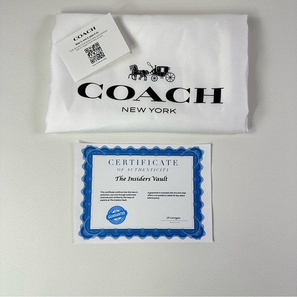 NEW/NWT Women’s Coach Empire Carryall Bag 34 Satchel Glazed Black - Picture 11 of 13